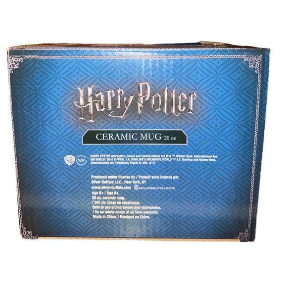 Harry Potter Slytherin Crest Pin Coffee Cup Mug Gift Bundle - Picture 6 of 6